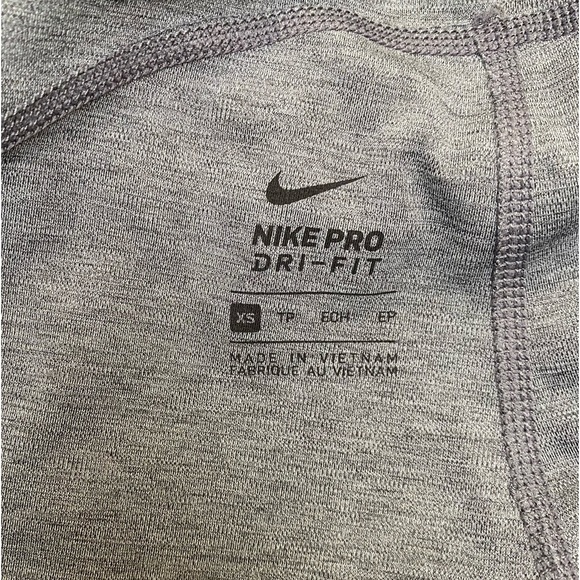 Nike pro dri-fit leggings heather gray size xs - Picture 4 of 8